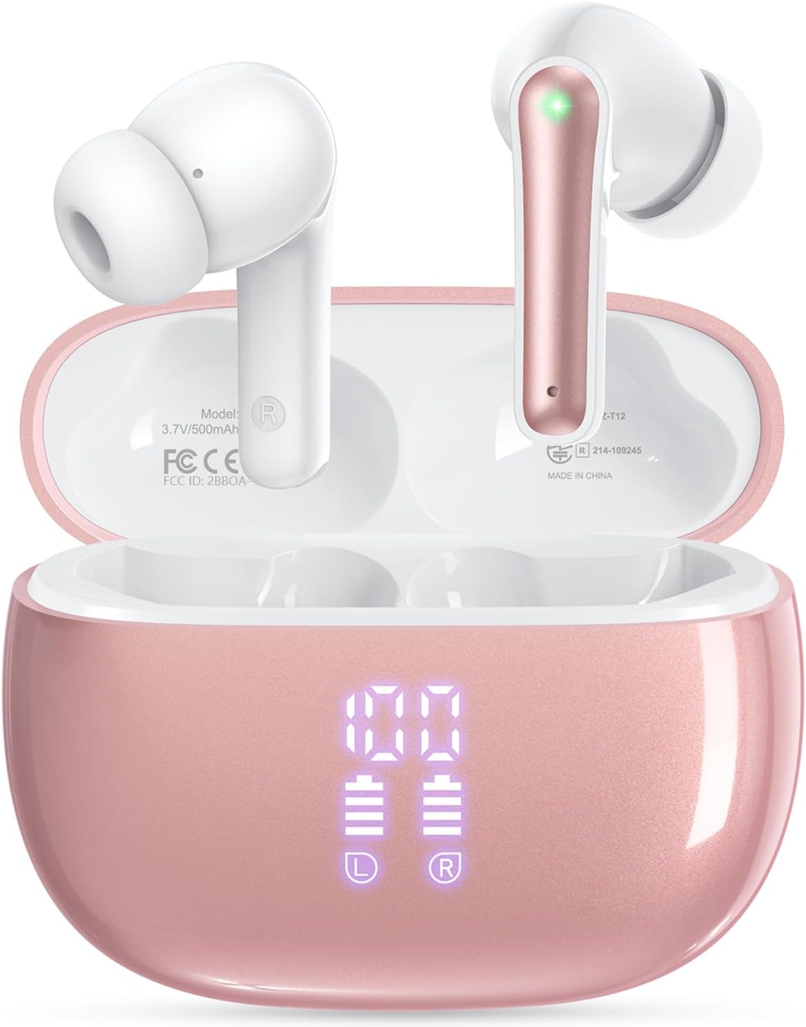 40H Playtime Deep Bass Wireless Earbuds - HUIFU