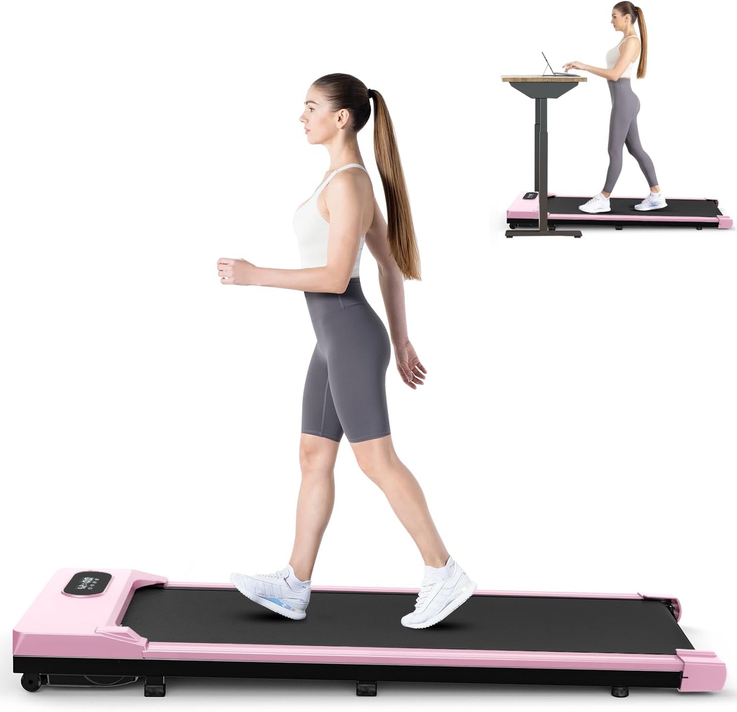 Walking Pad Treadmill for Home & Office - Compact & Portable