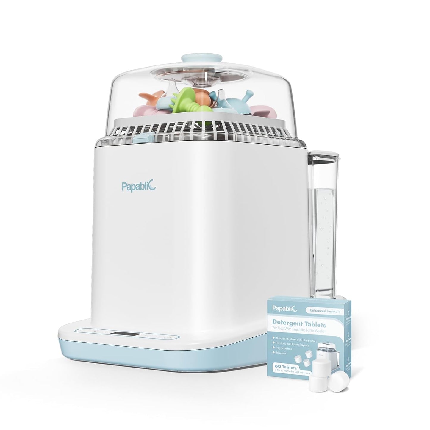 Papablic Bottle Washer Pro: 4-in-1 Sterilizer & Dryer for Parents