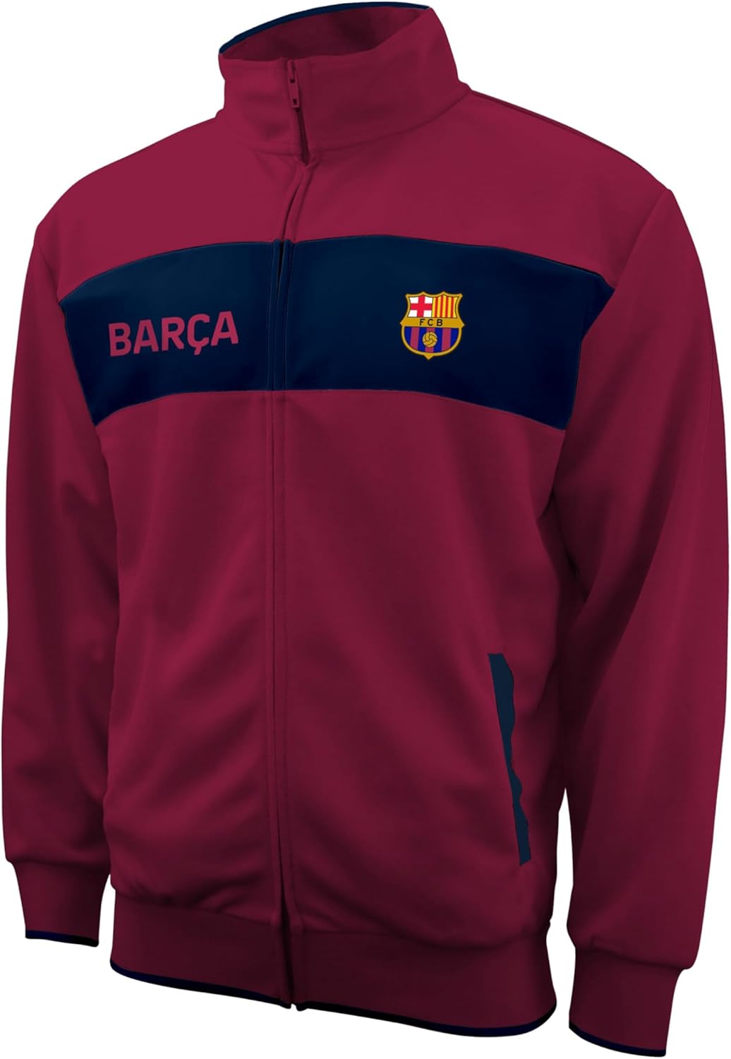 FC Barcelona Official Soccer Team Track Jacket - Unisex Adult