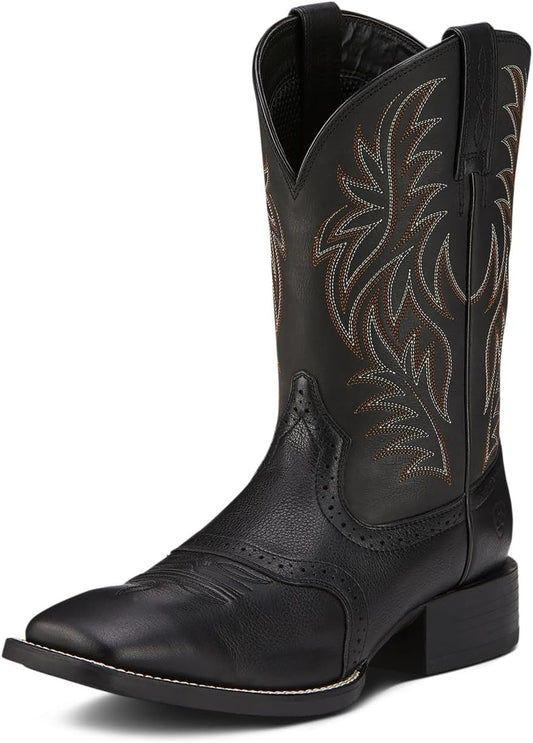 ARIAT Sport Western Wide Square Toe Mens Boot for Comfort