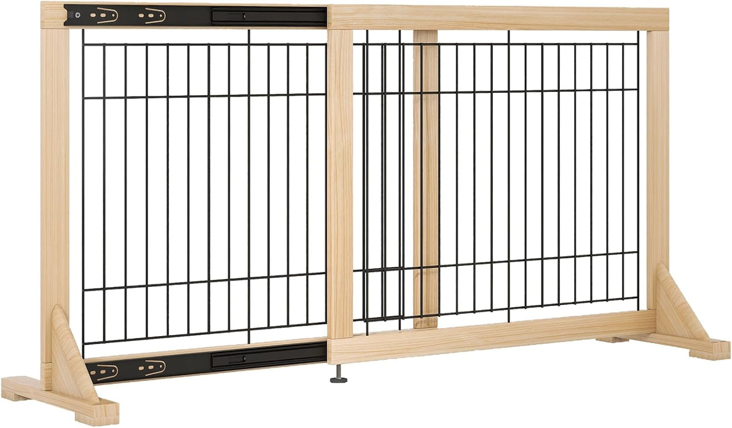 YOCAN Adjustable Dog Gate for Doors and Stairs - Pet Safety