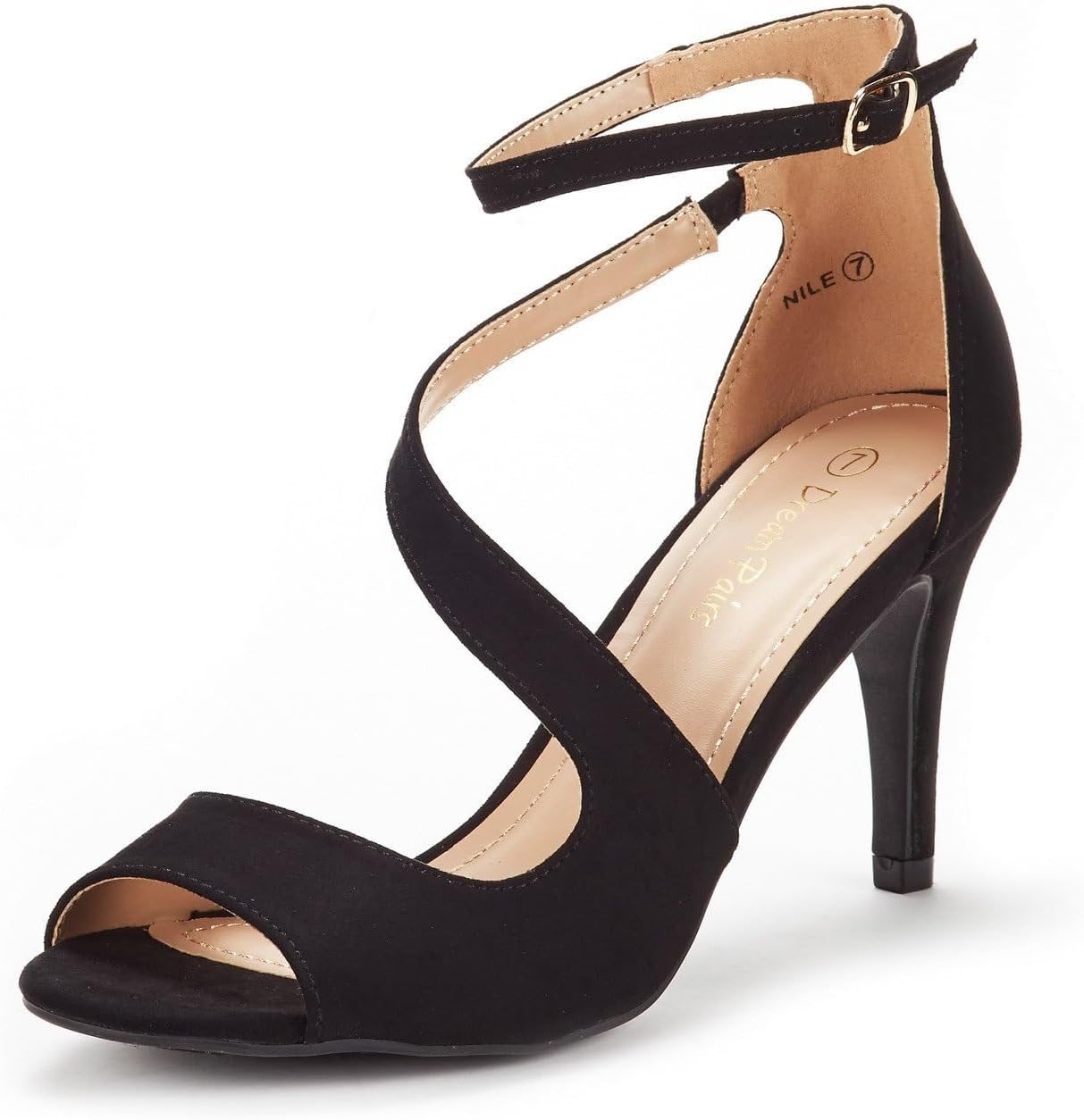 DREAM PAIRS Women's NILE Fashion Stilettos Open Toe Sandals