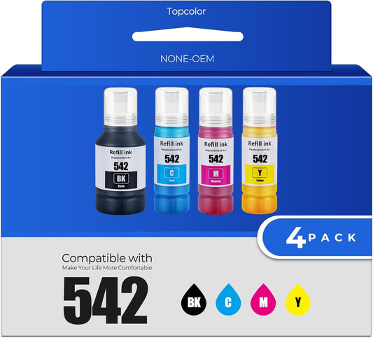 Epson 542 Ink Refill Bottles for EcoTank Pro - Topcolor