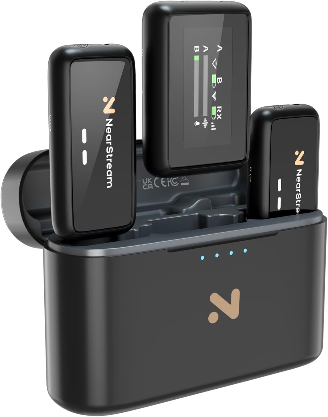 NearStream: Ultimate Wireless Mic, 656ft Range, 20H Battery