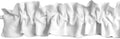 Shiny Satin Sleeve Topper Valance 120 in x 9 in - Soft Ruffled Accent