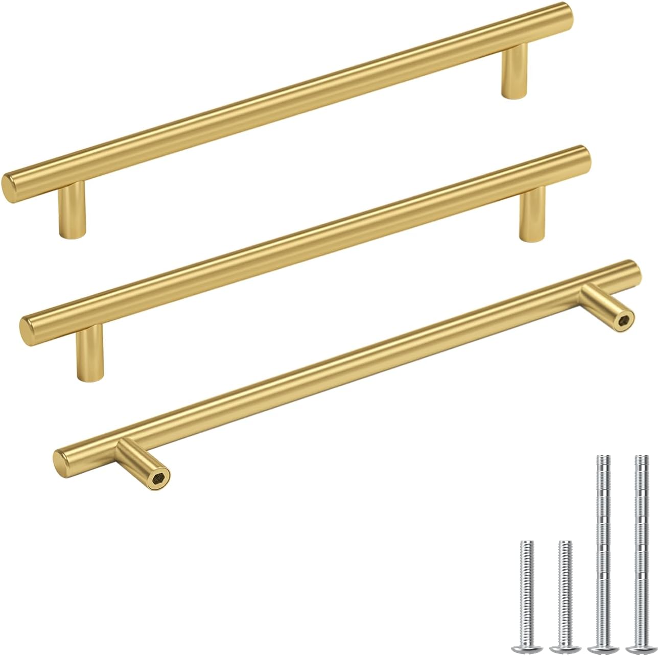 10 Inch Gold Cabinet Handles for Stylish Kitchen and Bathroom
