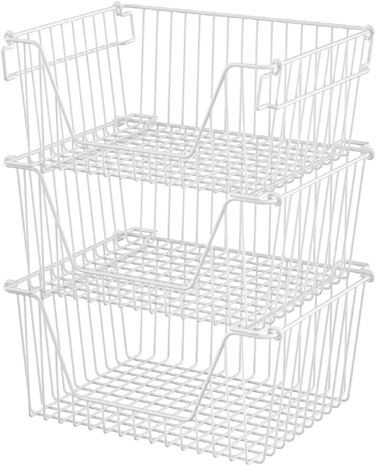 Slideep 14 in Large Bin Baskets for Kitchen and Pantry Storage
