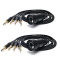 6.3mm Stereo to Ethercon Cable with 3FT Cat5/6 Receiver - Stable