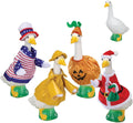 Gaggleville Desktop Goose Outfit Bundle - 7in Goose with 4 Costumes