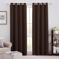 Blackout Curtains 52 x 84 in 2 Panels Set - Room Darkening & Thermal