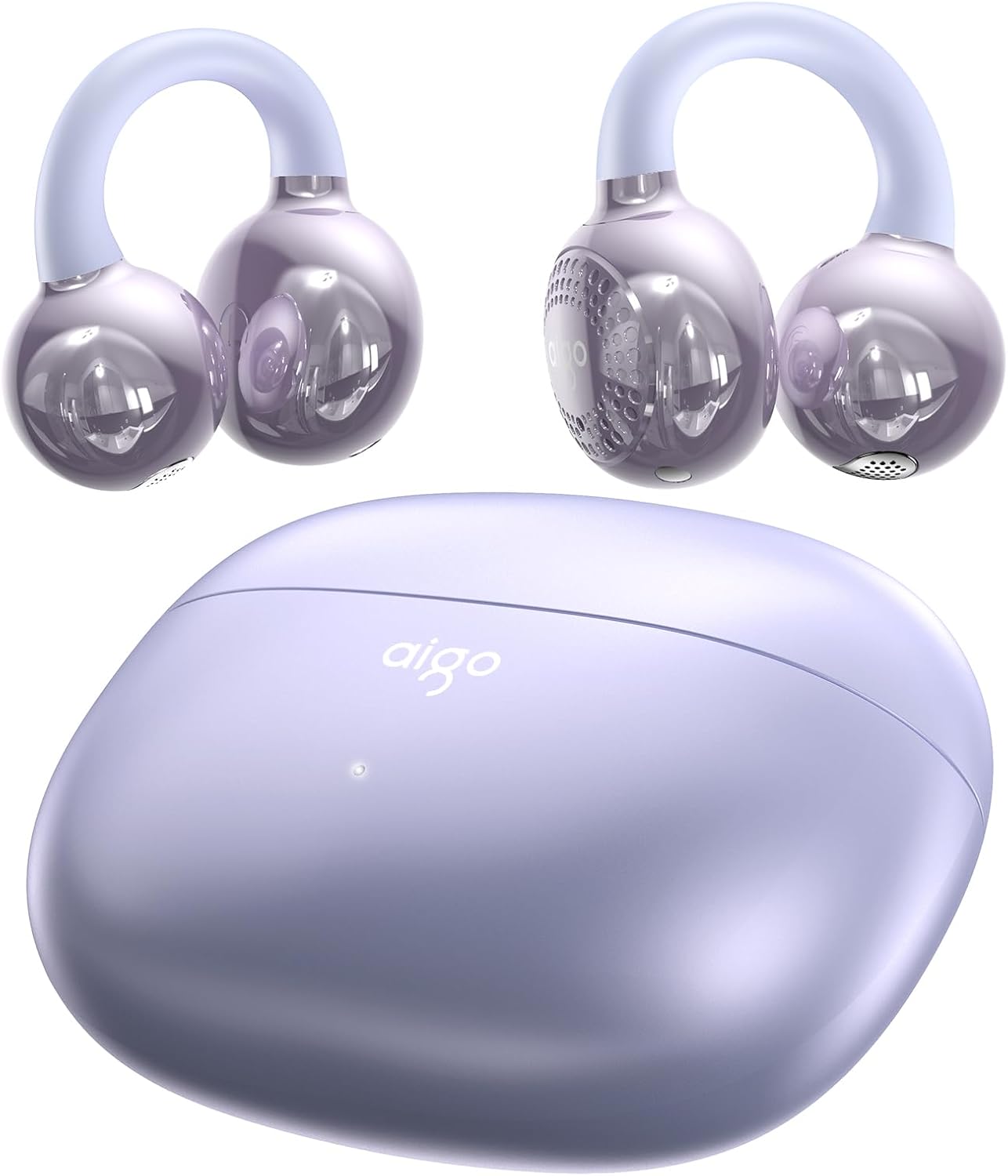 Clip-On Bluetooth Earbuds - Open Ear Design