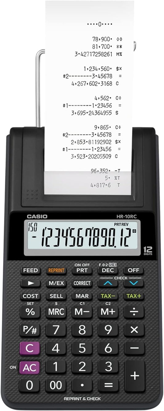 Casio HR-10RC Mini-Desktop Calculator: Improved Efficiency