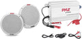 Pyle 6.5 in Dual Marine Speakers with 400W 4-Channel Amplifier