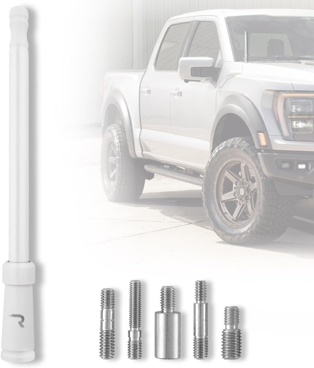 RECON 8in Aluminum Antenna Mast for Trucks - Multiple Colors