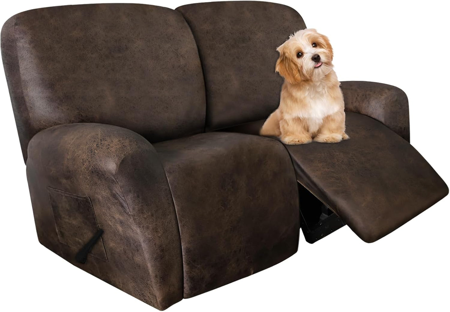 Molasofa Loveseat Recliner Slipcover for Dual Reclining Couch
