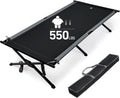Extra Wide Camping Cot for Adults XXL Oversized Cot Bed - Stable 550
