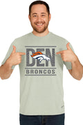 Zubaz NFL Men's Short Sleeve Team Graphic T-Shirt - Bold (Style L3YK)