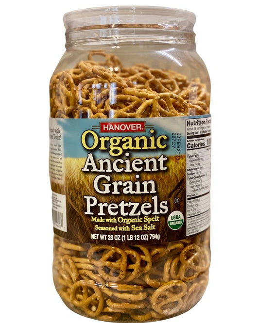 Organic Spelt Sea Salt Pretzels - Low Fat & Trans Fat Free!