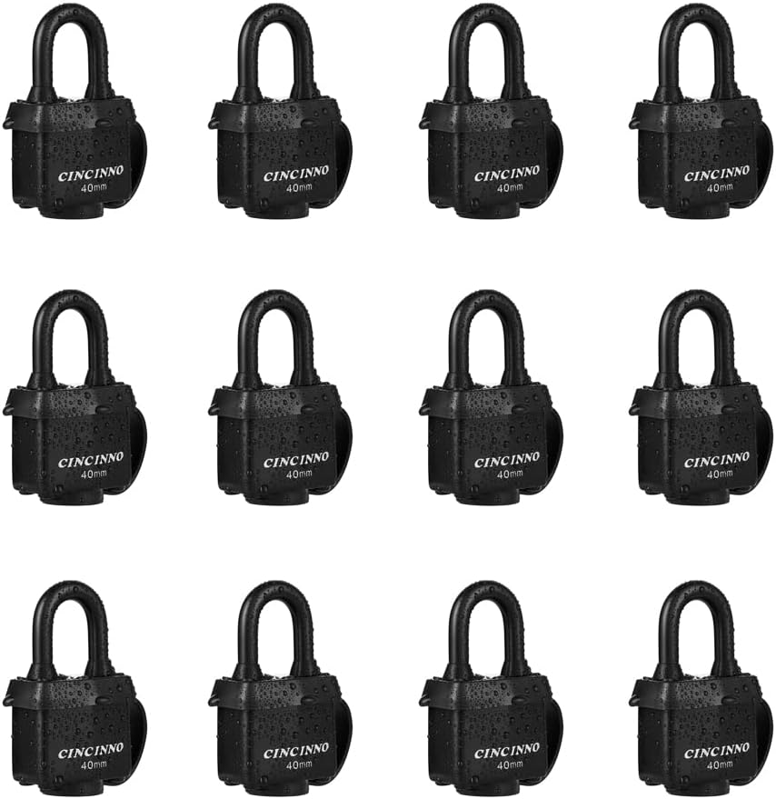 40mm Padlock with Key - Weatherproof Laminated Steel Locks