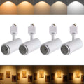 5CCT LED Track Lighting Heads 12W Dimmable Zoomable Beam - Adjustable