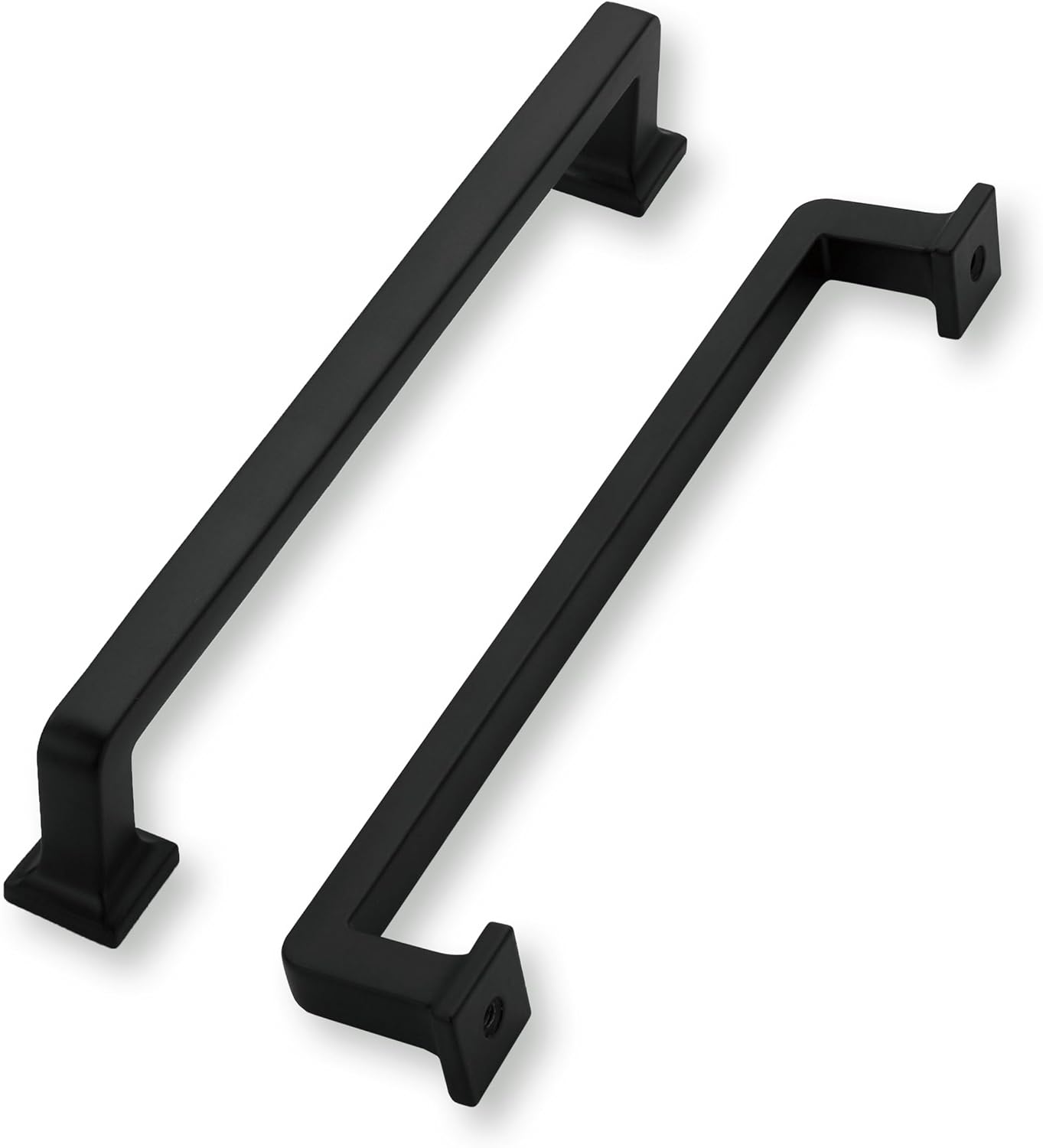 Matte Black Cabinet Pulls - 10 Pack for Stylish Home Upgrade