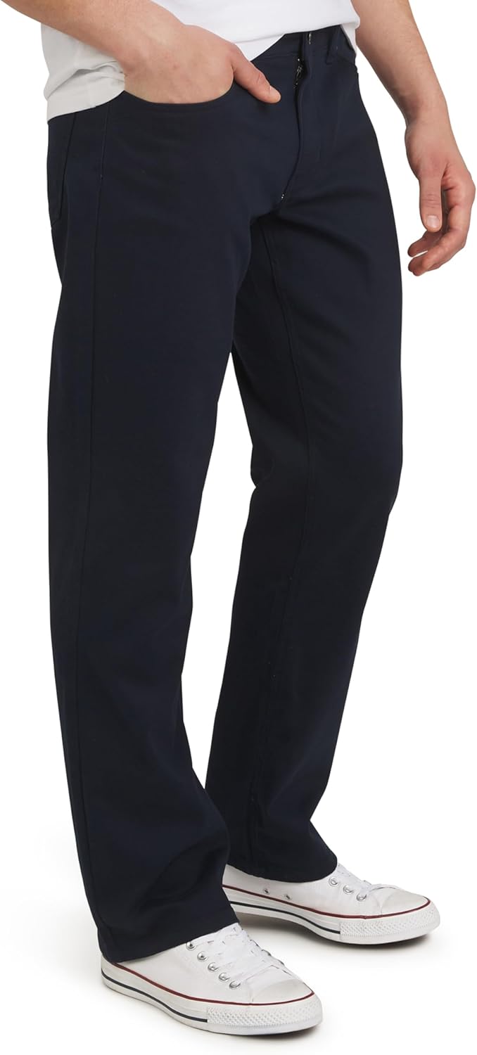 Quiksilver Mens 5 Pocket Straight Fit Stretch Waist Chinos