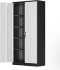 INTERGREAT Storage Cabinet with Doors and Shelves - Lockable Steel