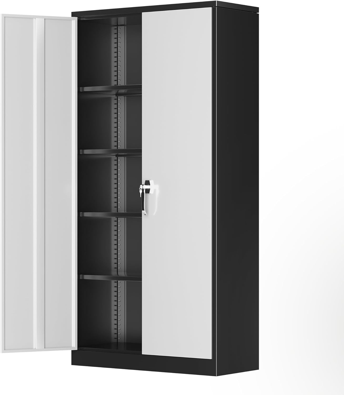 INTERGREAT Metal Storage Cabinet with Lock for Home and Office
