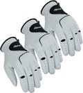 Apical Premium Leather Golf Glove Stable Grip Mens Pack of 3 - Durable