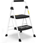 SocTone 2 Step Ladder Folding Step Stool for Adults - Sturdy 500lb