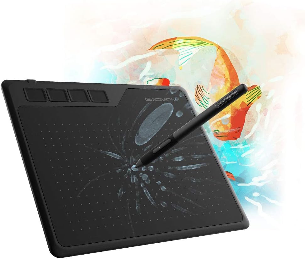 GAOMON S620 Drawing Tablet for Digital Art and Gaming Fun