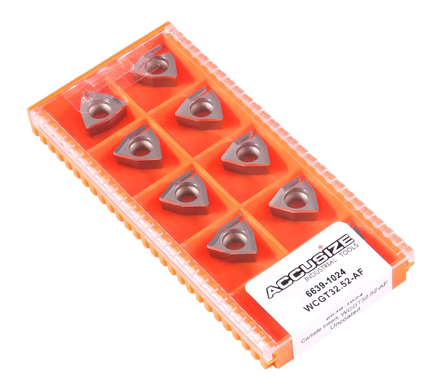 WCGT32.51 Inserts for Cutting Aluminum - 10 Pc Set
