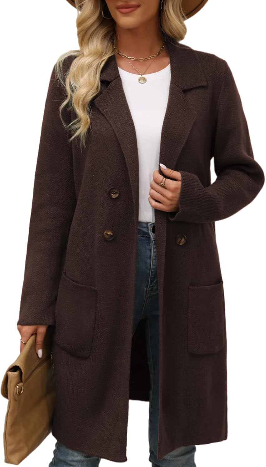 CiCiBird Women Fall Long Cardigan Sweater for Cozy Style