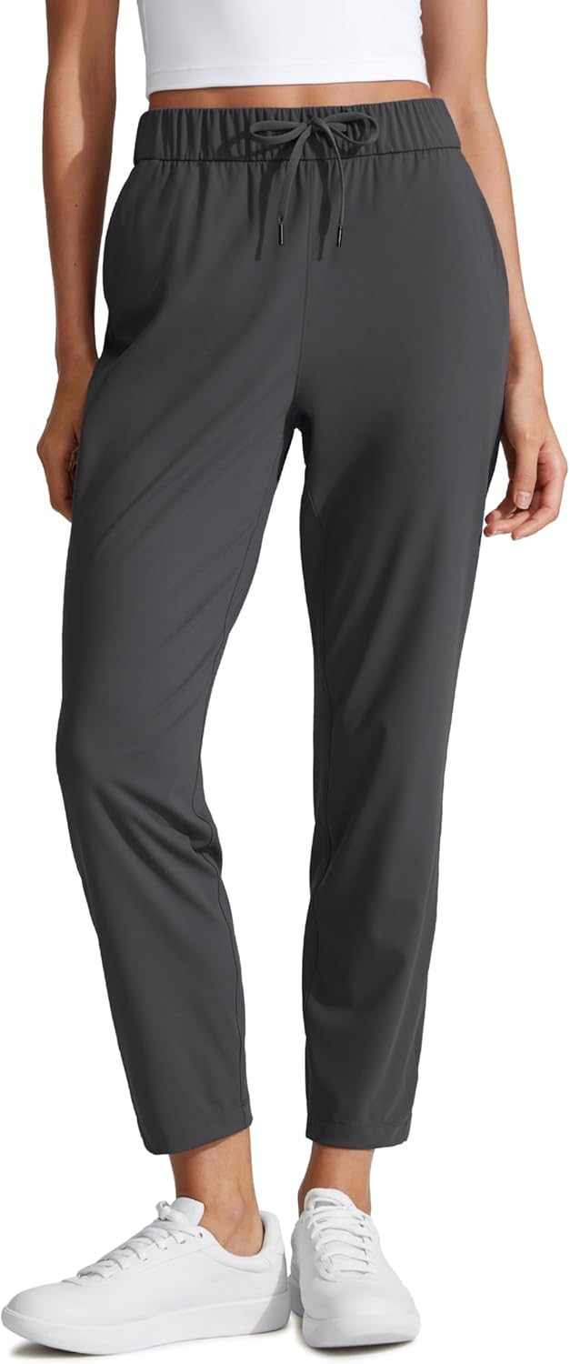 CRZ YOGA Womens 4-Way Stretch Ankle Golf Pants for All Occasions