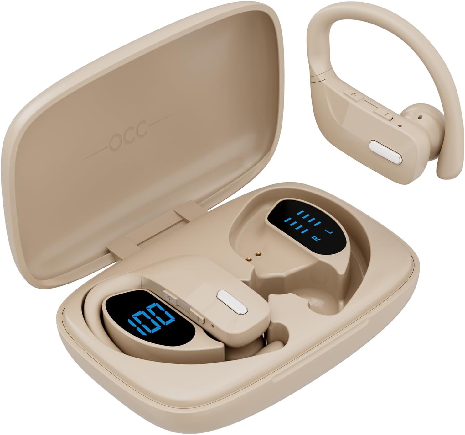Wireless Earbuds with Earhooks for 80Hrs of Playtime