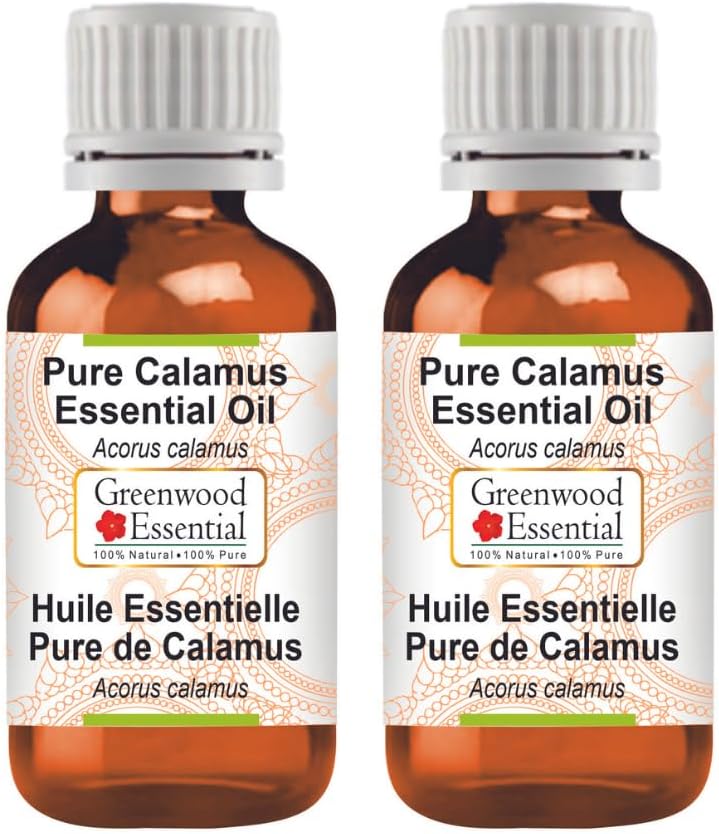 Greenwood Essential Pure Calamus Essential Oil for Skin Care