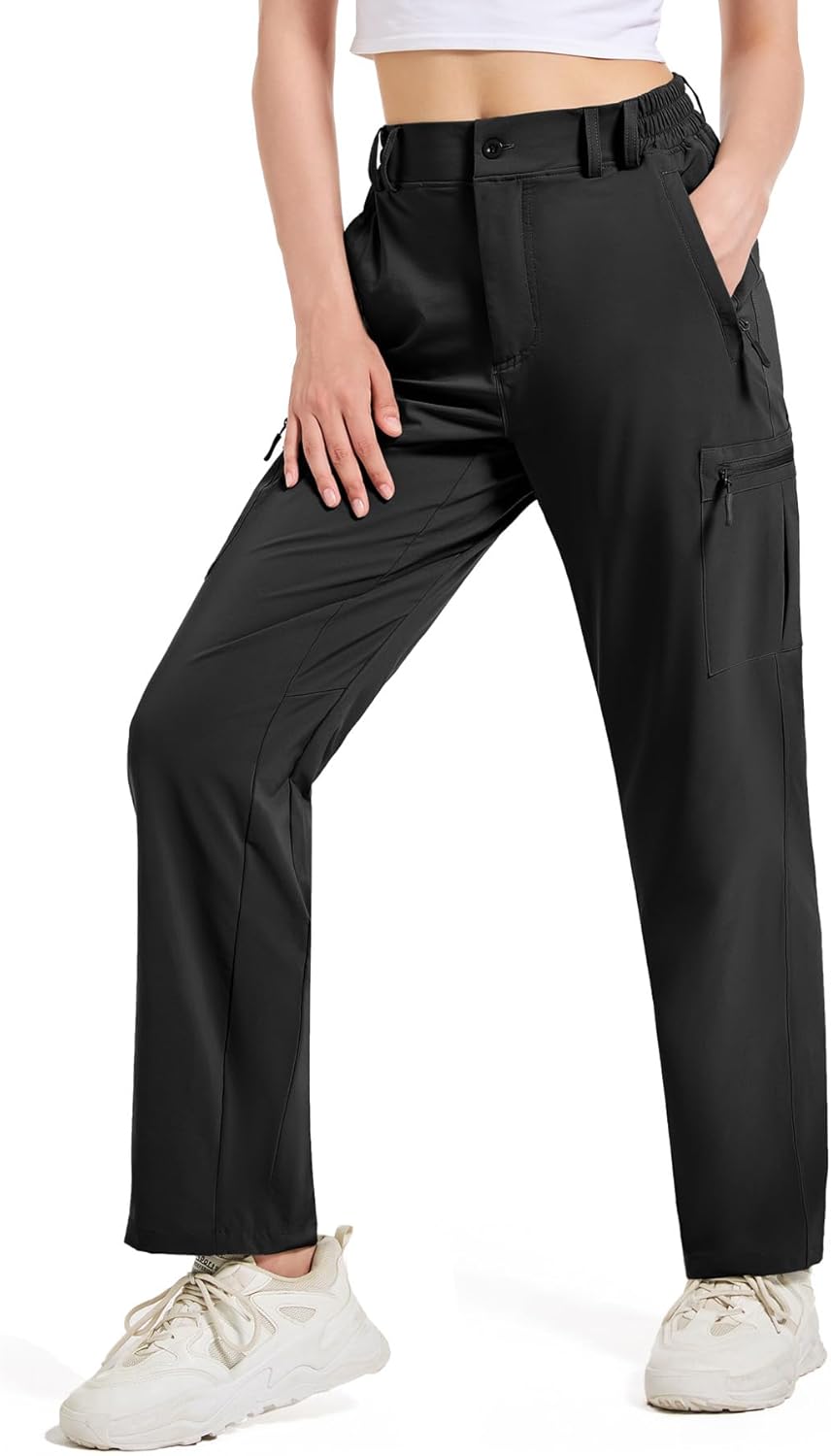 Women's Quick Dry Cargo Pants for Casual Travel and Hiking