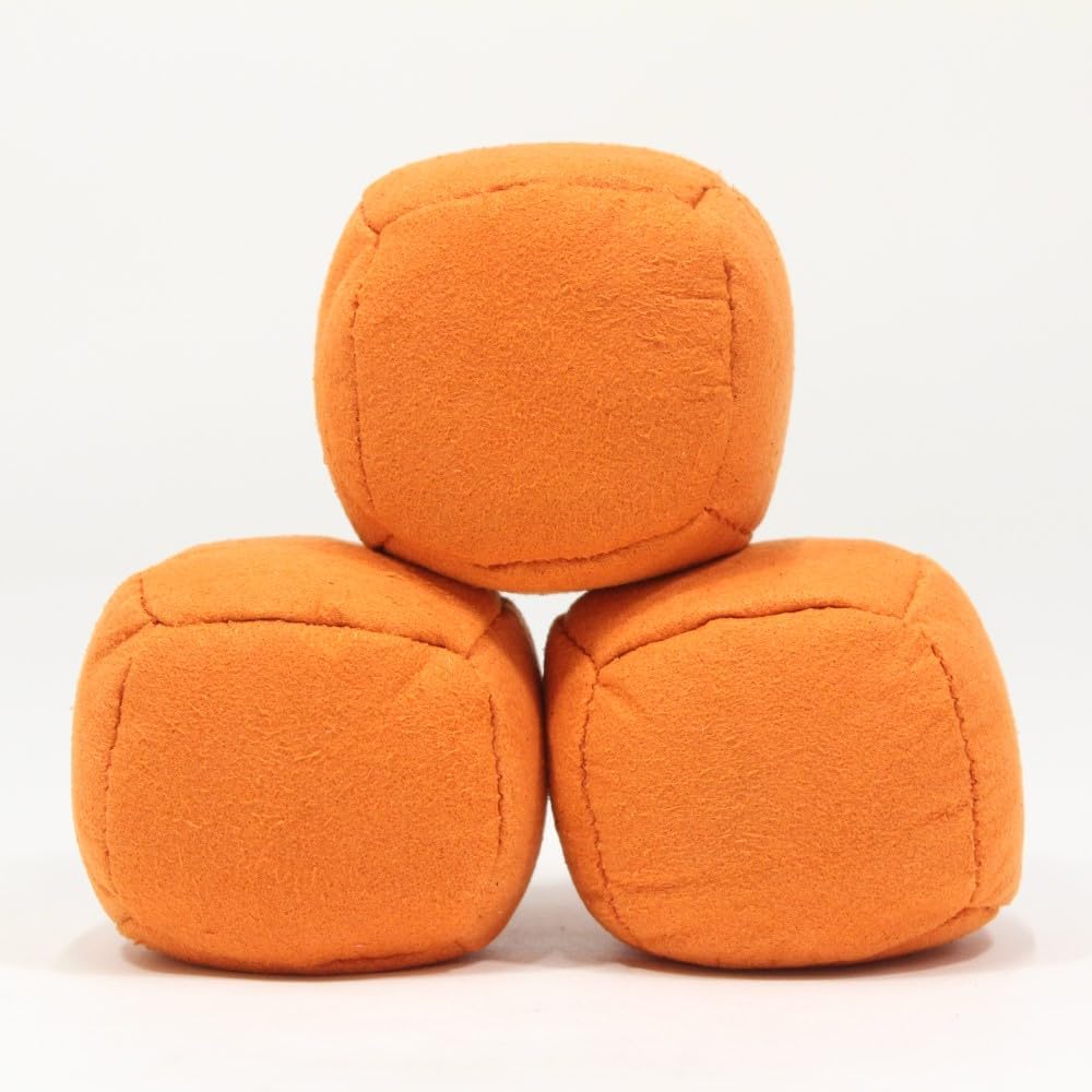 Super Soft 100g Astro Juggling Balls - Set of 3 - Orange