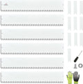 Garden Landscape Edging 6 Pack 40in x 8in - Durable Metal Border