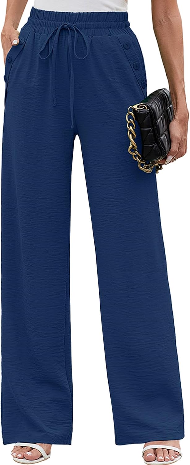 Heymoments Women's Wide Leg Lounge Pants for Comfort and Style