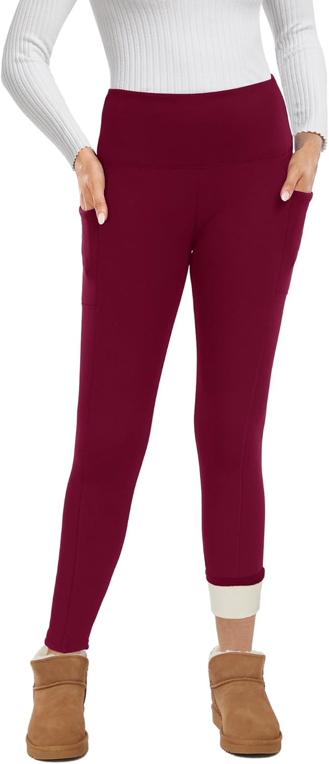 GAYHAY Fleece Lined Leggings for Women - Warm Winter Comfort