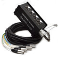 Seismic Audio 4 Channel XLR Send Sub Snake Cable 20 ft - Rugged Audio