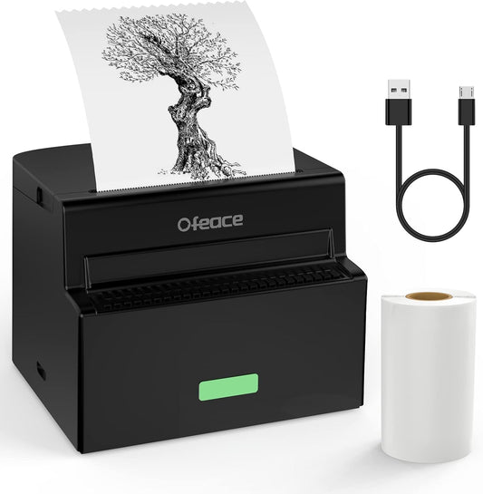 Portable Bluetooth Sticker Printer - Inkless Learning Companion