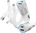 Fast Car Charger and Carplay Cable 48W Dual Port - Rapid Charge