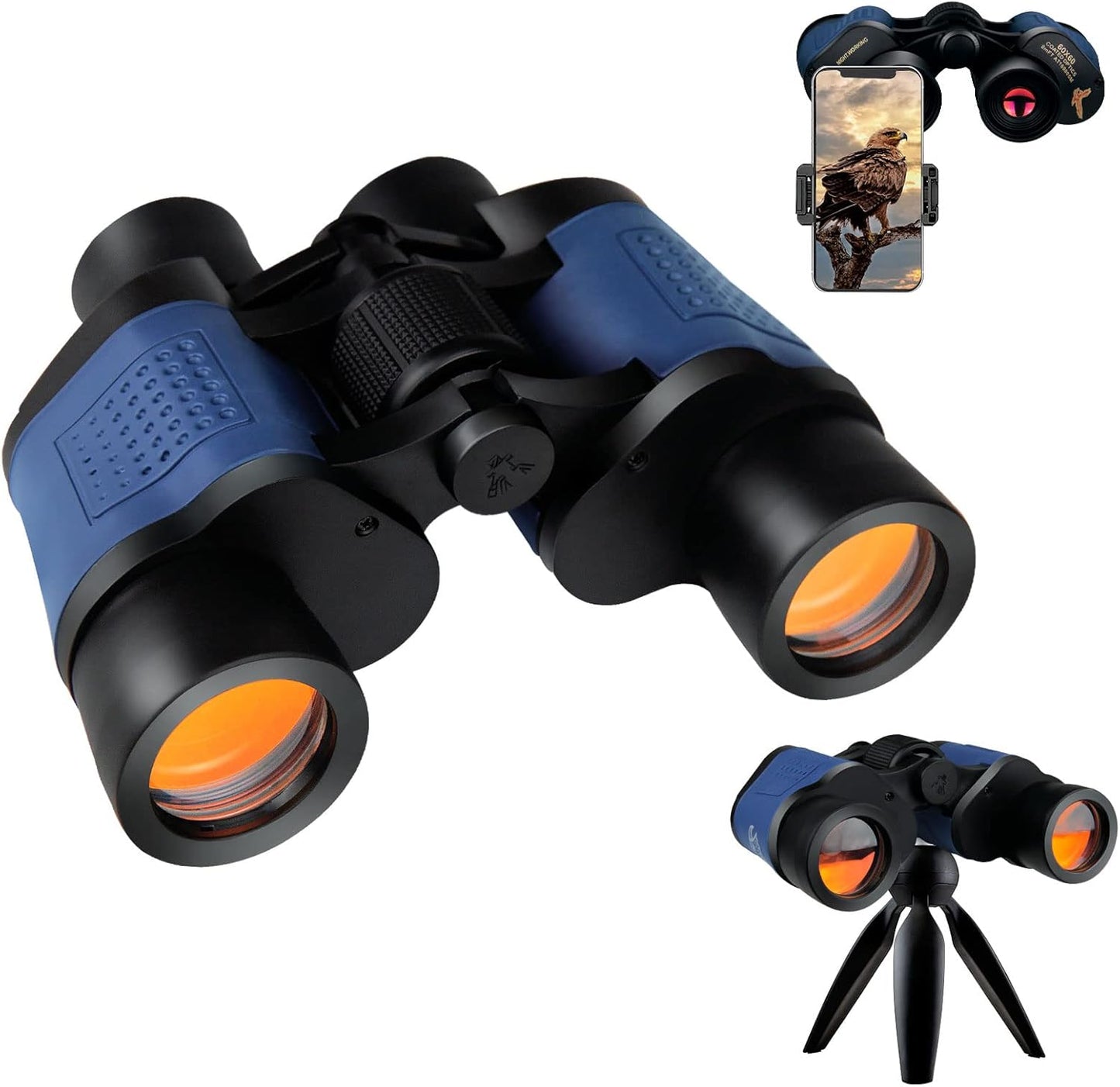 High Power Binoculars for Adults with Night Vision and Waterproof