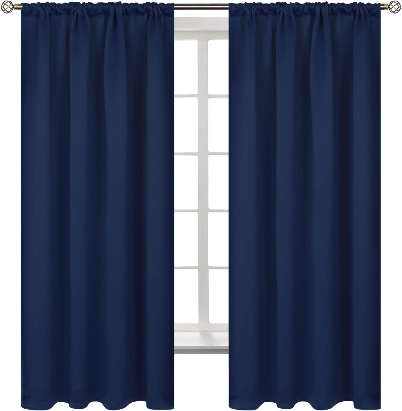 BGment Blackout Curtains for Bedroom - Thermal Insulated 52x63