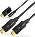 DTech Fiber Optic HDMI Cable 100 ft 4K60Hz - Long Range 18Gbps