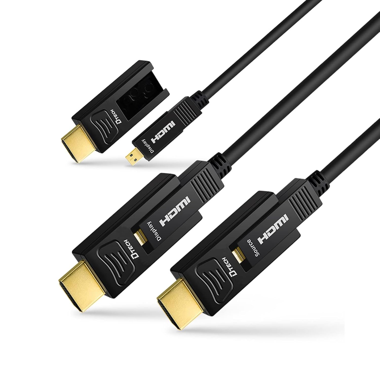 DTech 75 Feet Fiber Optic HDMI Cable for 4K Ultra HD