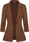 Timeless Women's Long Sleeve Blazer by Genhoo for Everyday Wear